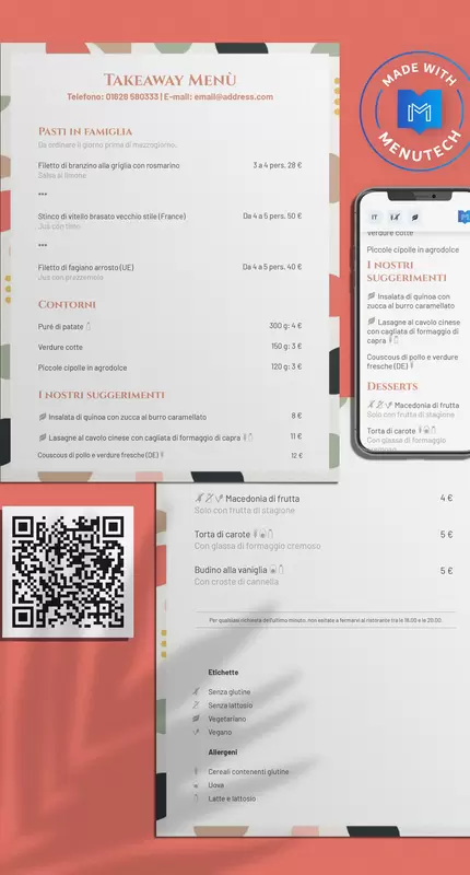 Menutech rilevamento automatico degli allergeni